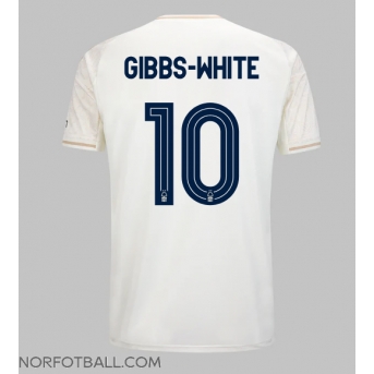 Billige Fotballdrakt Nottingham Forest Morgan Gibbs-White #10 Replika Bortedrakt 2025-26 Kortermet